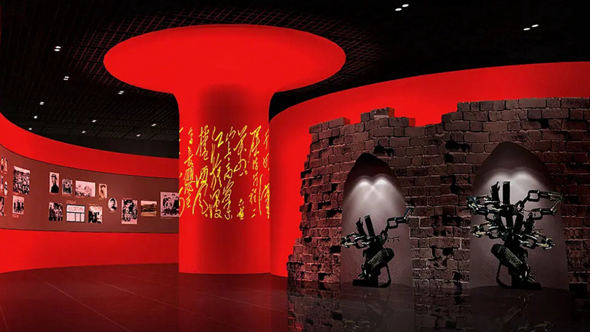 红色文化展厅的效果图设计，我们需要注意几点 | 四川数字展厅
