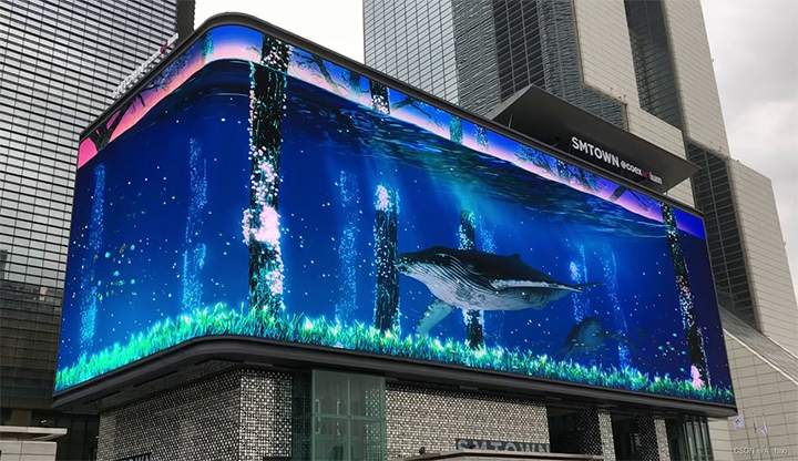 从熊猫爬墙到宇宙飞船：成都裸眼3D屏如何承包热搜？设计师专访|成都led显示屏