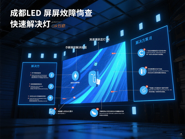 成都LED显示屏常见故障排查：快速解决亮灯问题