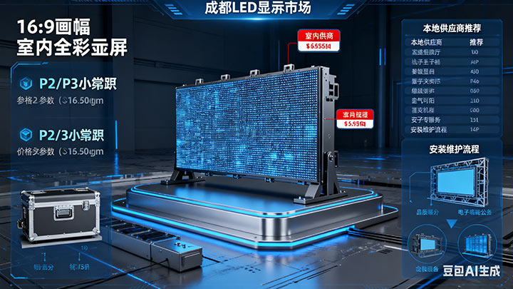 成都LED显示屏选购安装全攻略｜供应商排名、价格及维修服务指南