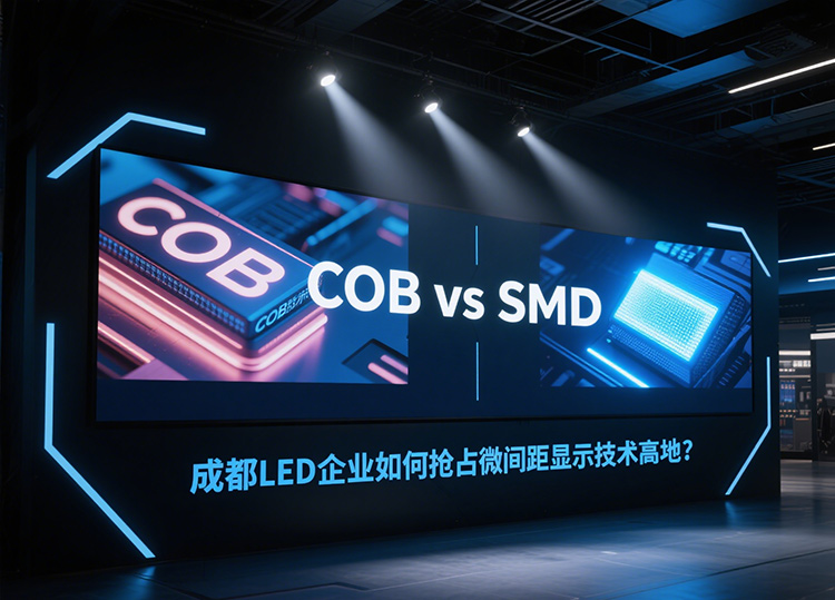 COB vs SMD：成都LED企业如何抢占微间距显示技术高地？