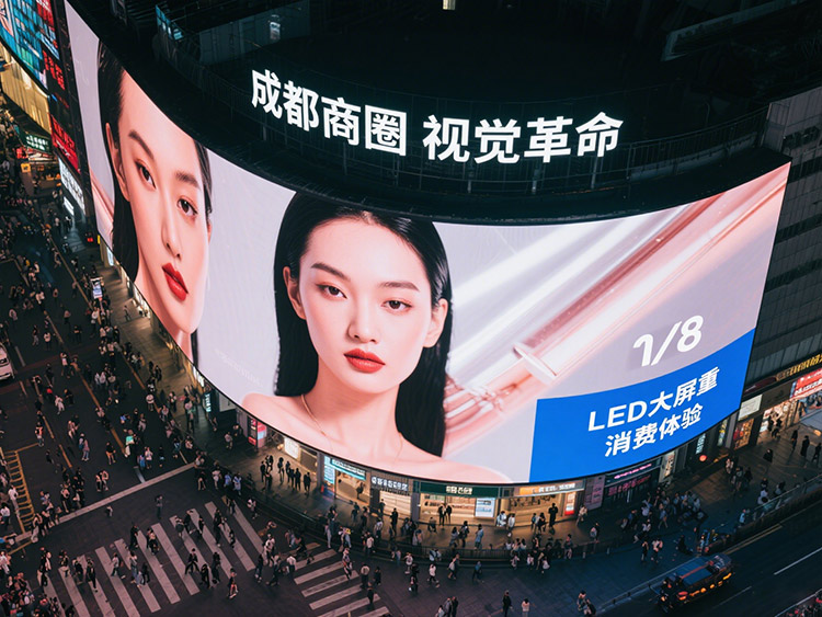 成都商圈的“视觉革命”：LED大屏如何重构消费体验|成都LED显示屏
