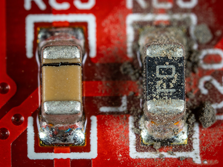 成都led显示屏-SMD LED灯珠微距特写对比图 成都led显示屏-SMD LED灯珠微距特写对比图