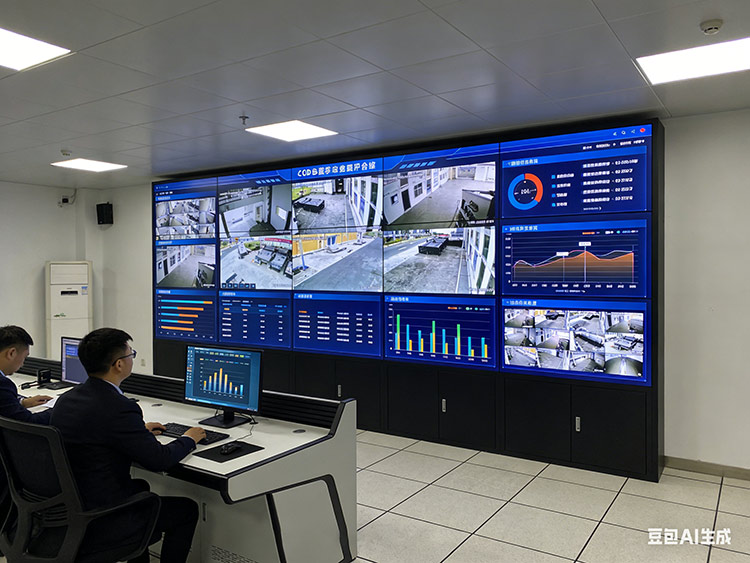 成都led显示屏-成都高端应急指挥中心实景图片 成都led显示屏-成都高端应急指挥中心实景图片